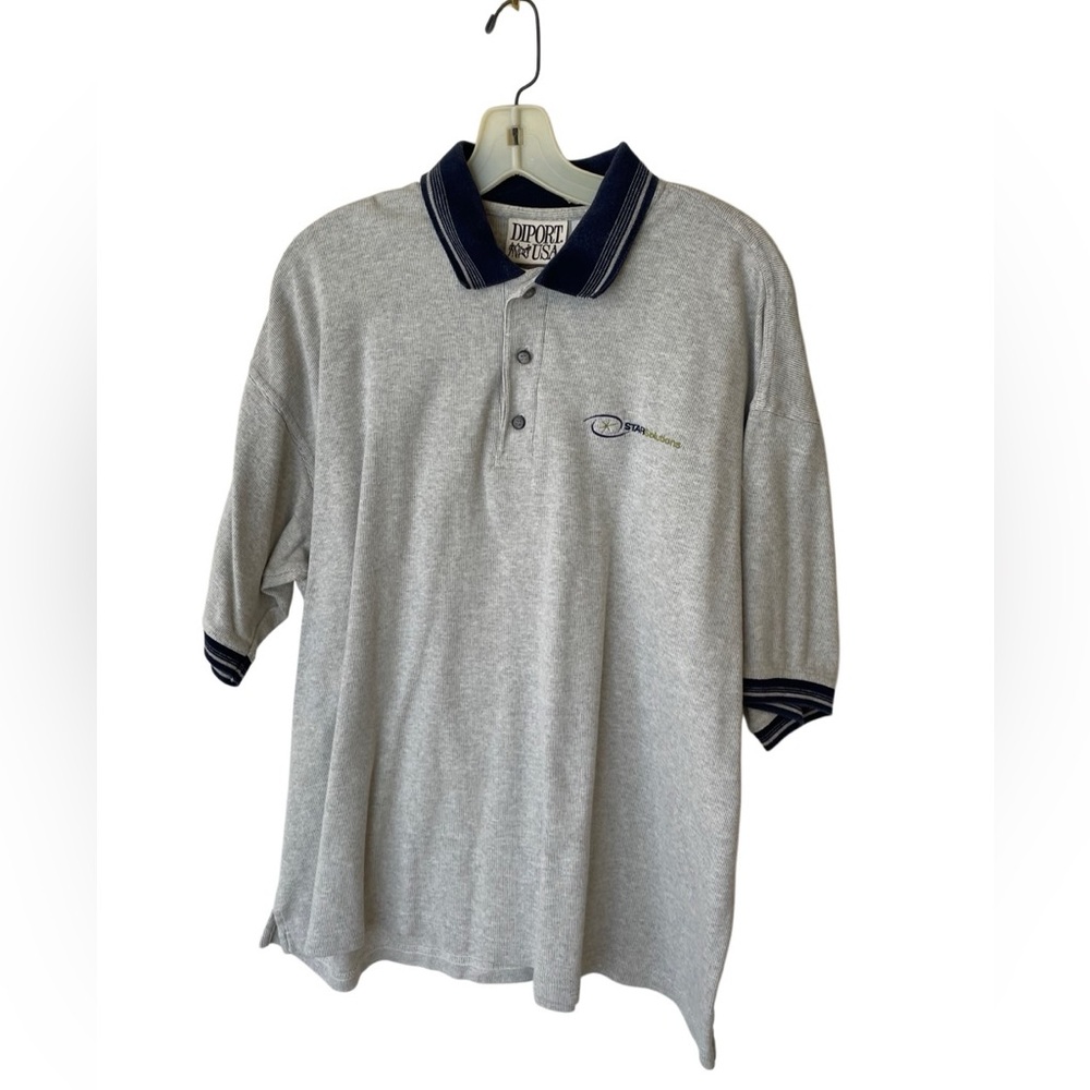 Lot of (3) Vintage Short Sleeve Men’s Knit Polos with tech logos